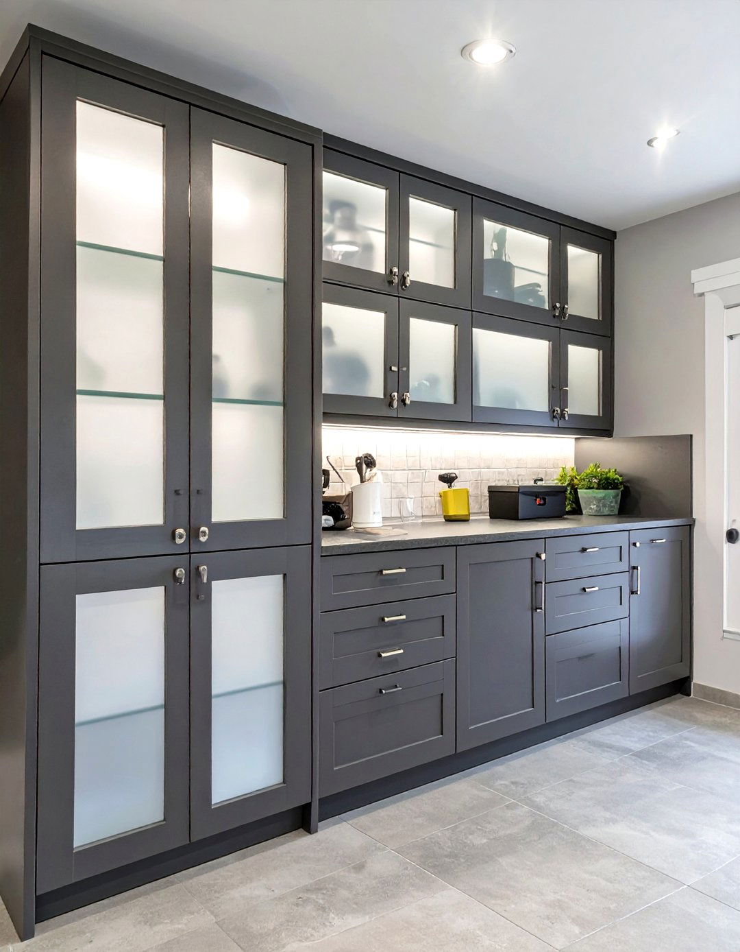 Garage Cabinets with Glass Front Doors - 30 garage cabinets ideas
