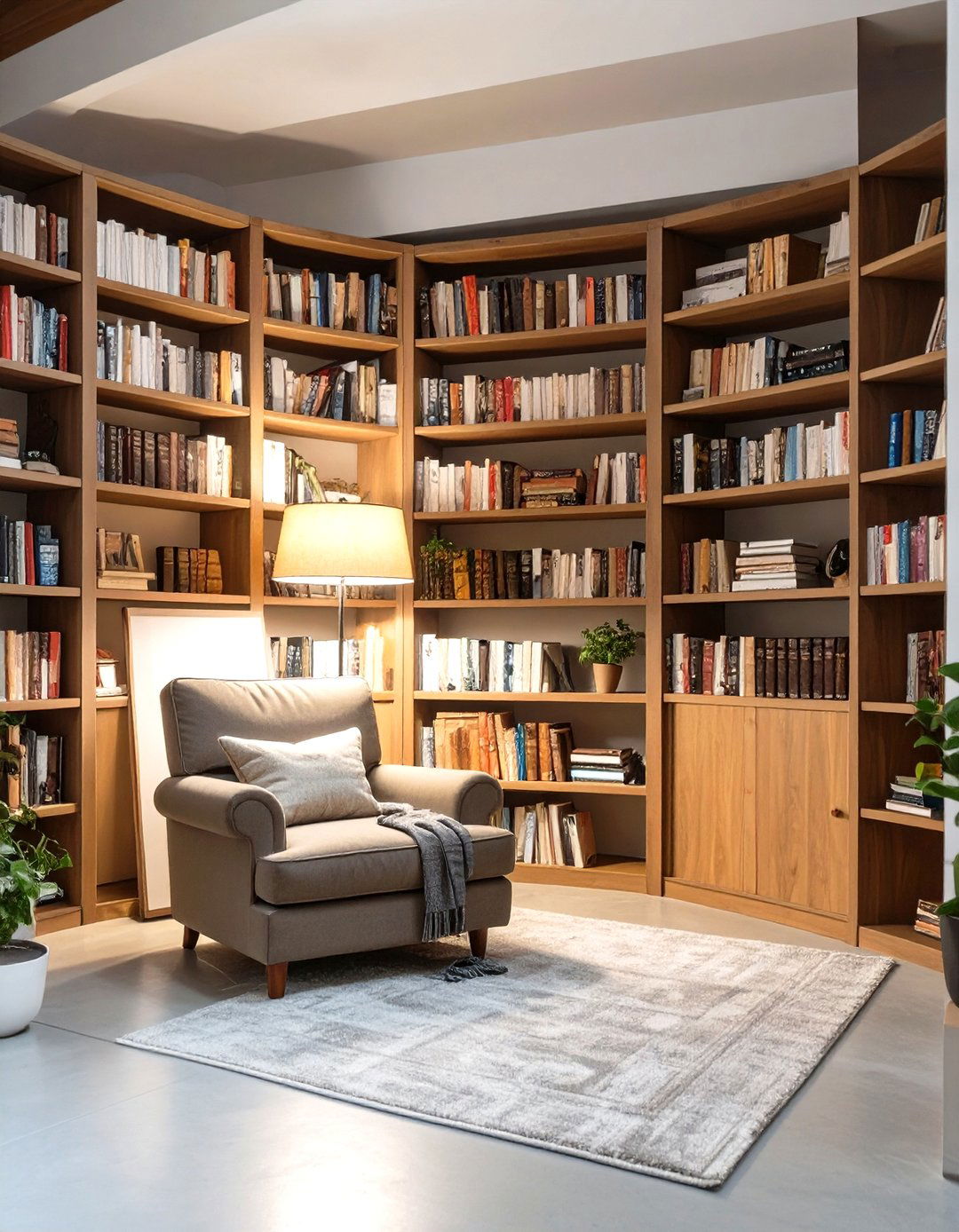 Garage Conversion into a Library and Reading Nook - 30 what are the top garage renovation ideas ideas