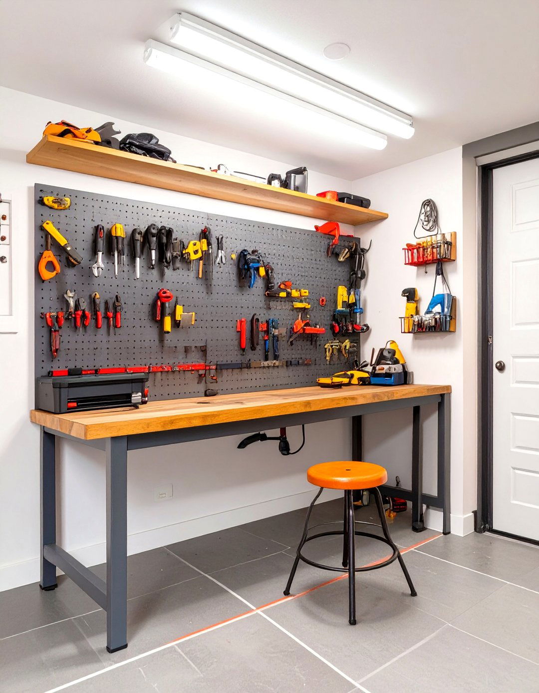Garage Corner Workshop Man Cave - 30 tiny small man cave ideas