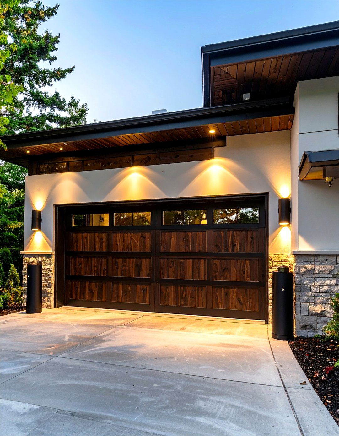 Garage Door Sconce Lighting - 30 modern outdoor lighting ideas for front of house