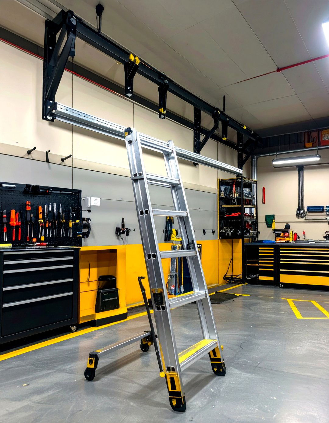 Garage Ladder Storage Hooks - 30 storage ideas for garage