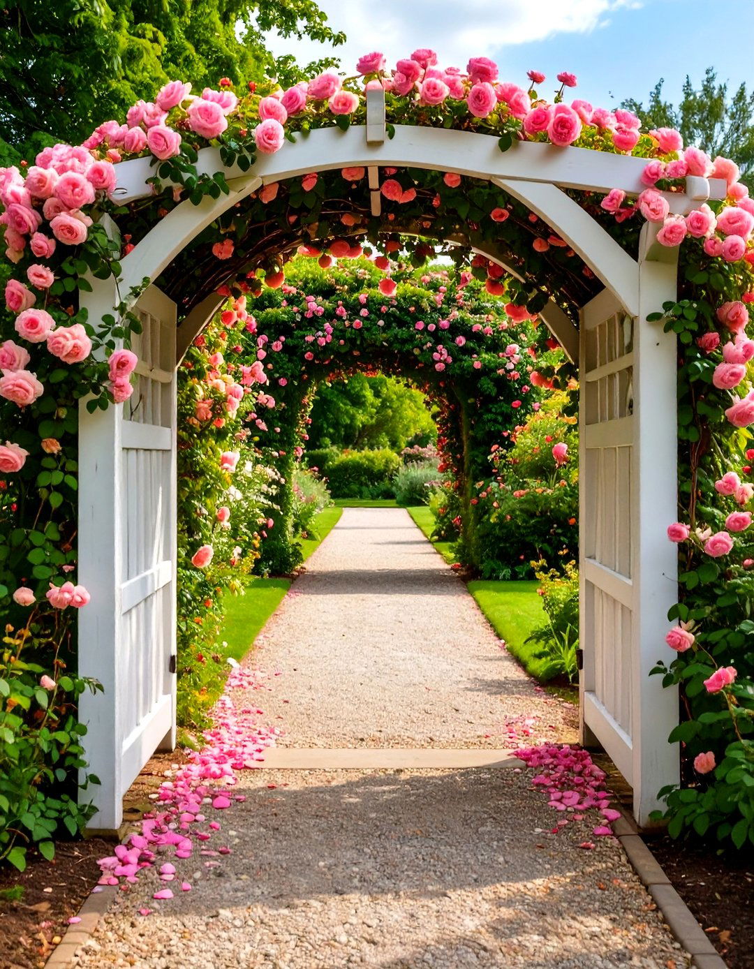 Garden Archway Entrance - 30 outdoor landscaping ideas