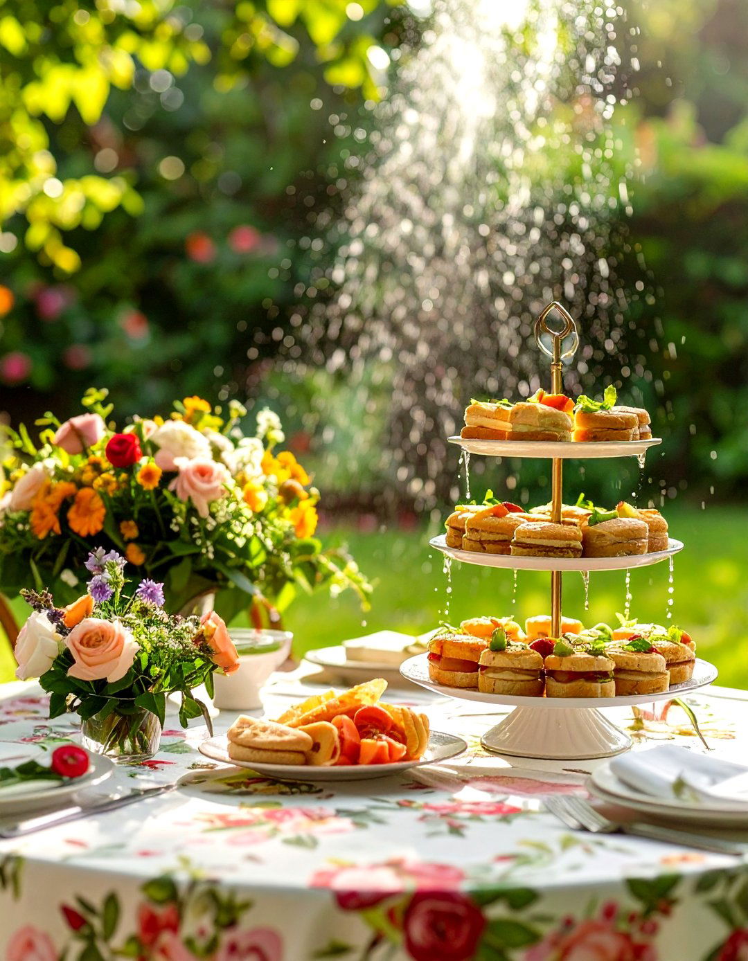 Garden Party Sprinkle Shower - 30 sprinkle shower ideas