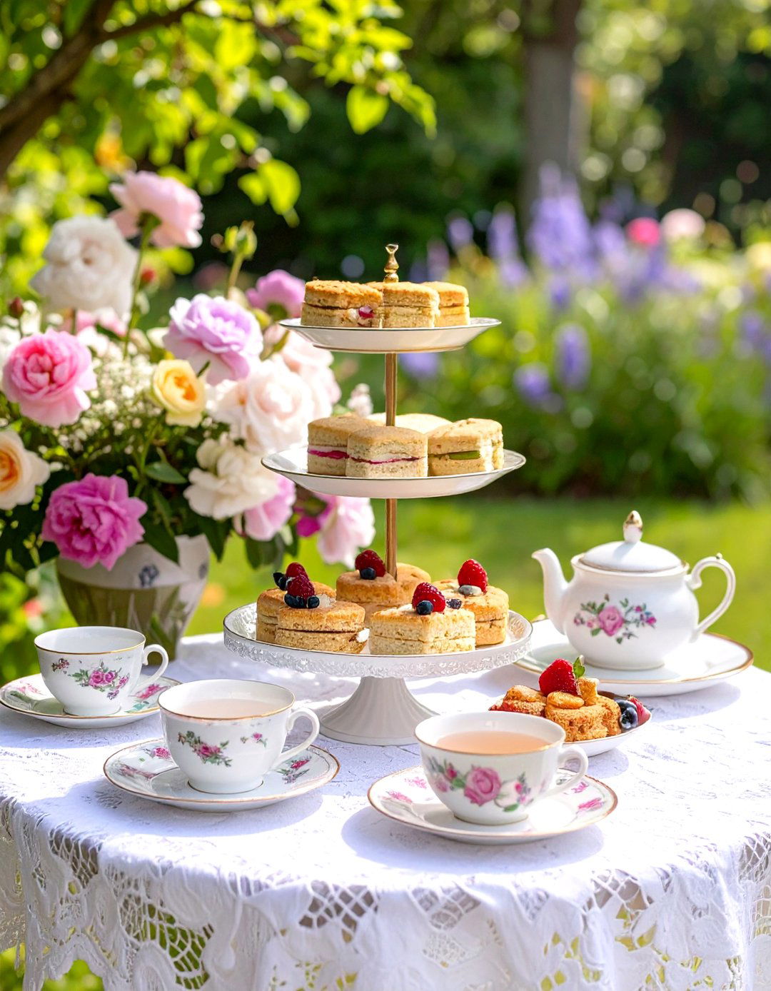 Garden Party Tea Bridal Shower - 30 homemade bridal shower ideas