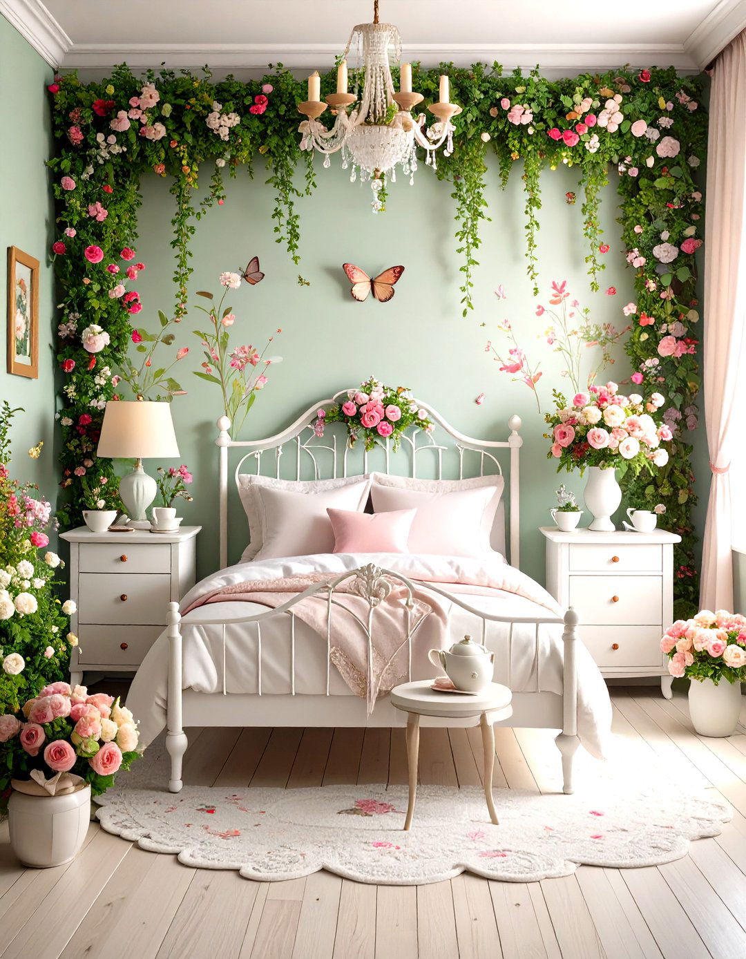 Garden Tea Party Bedroom - 30 little girls room ideas