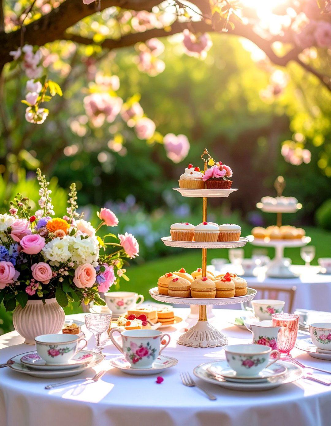 Garden Tea Party Celebration - 30 outdoor birthday party ideas