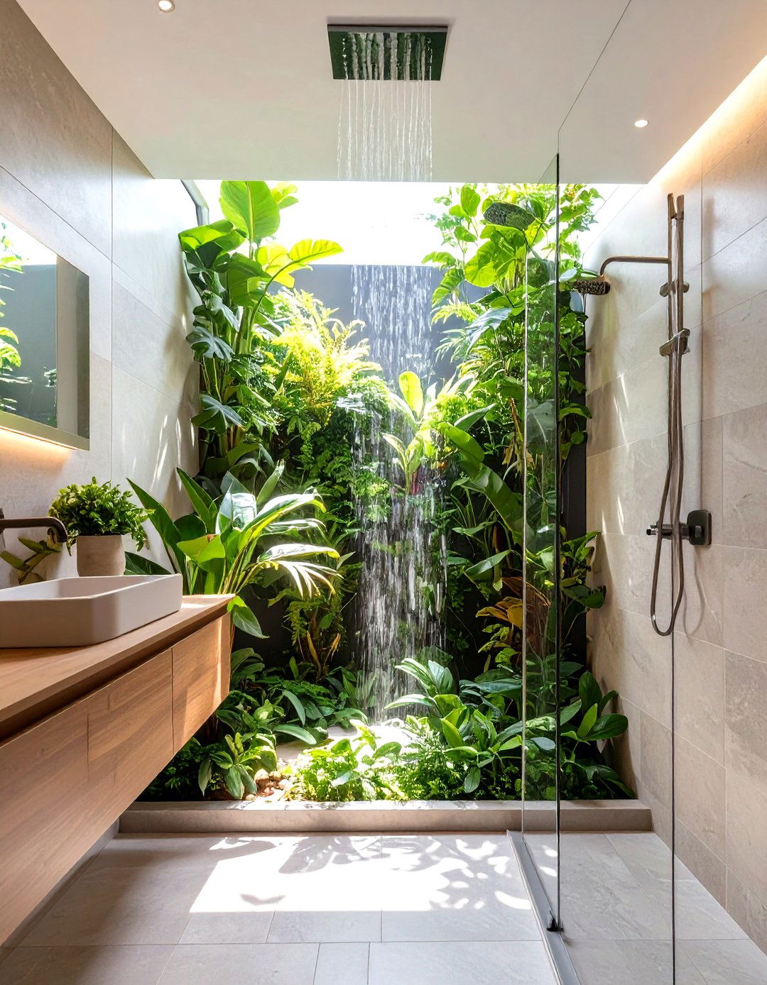 Garden Window in Shower - 30 window in shower ideas