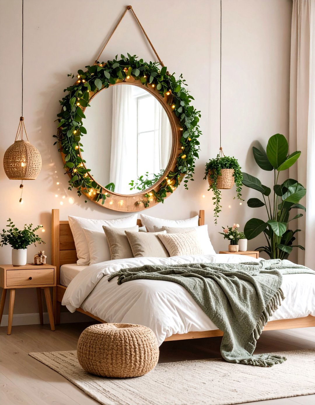 Garland and Faux Vine Decor - 30 room decor ideas for girls