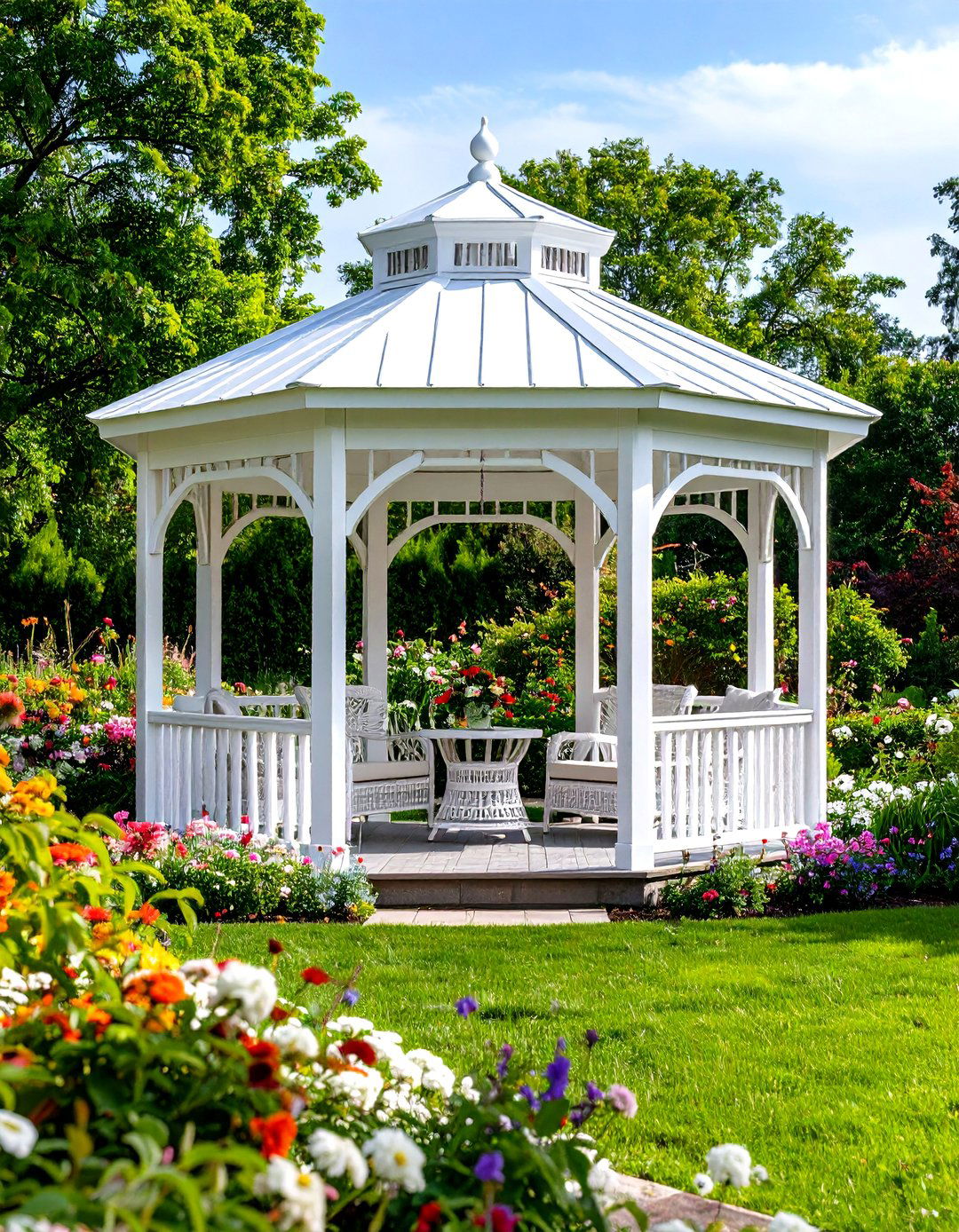 Gazebo Style Patio Enclosure - 30 patio enclosures ideas