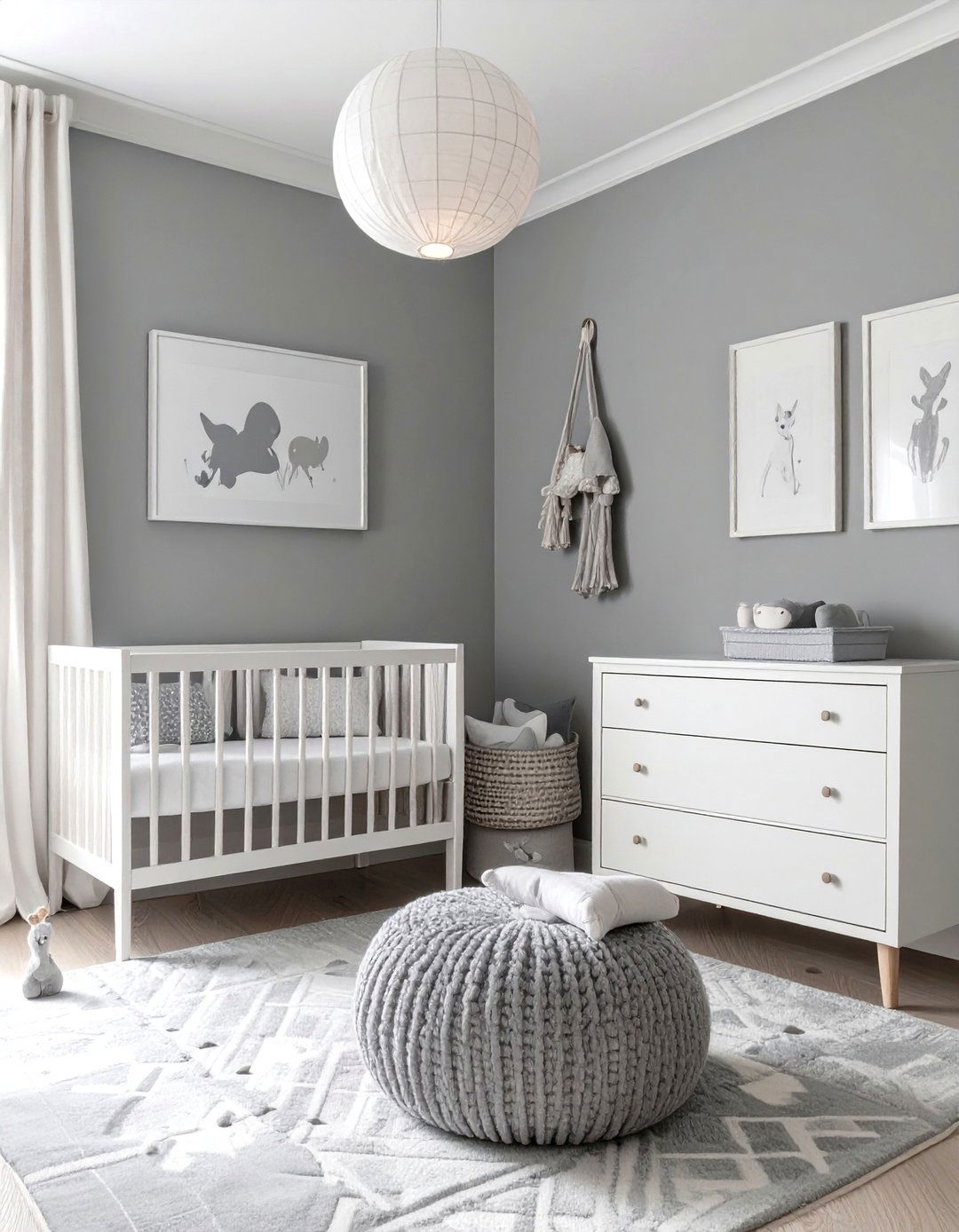 Gender Neutral Gray Nursery - 30 nursery ideas neutral