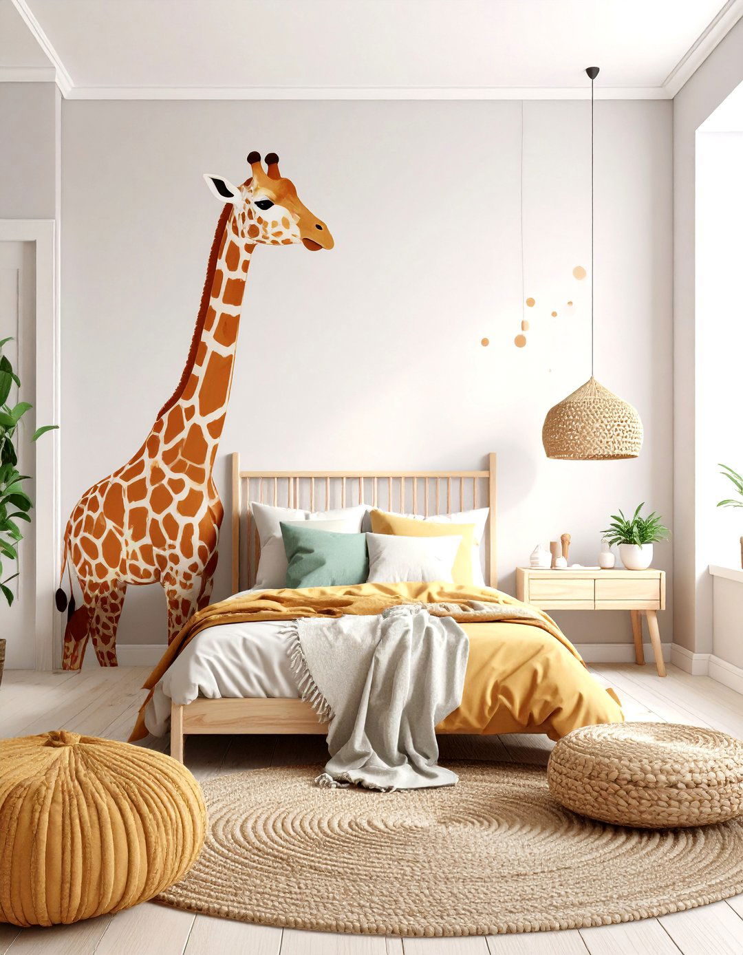 Gentle Giraffe Safari Bedroom - 30 little girls bedroom ideas