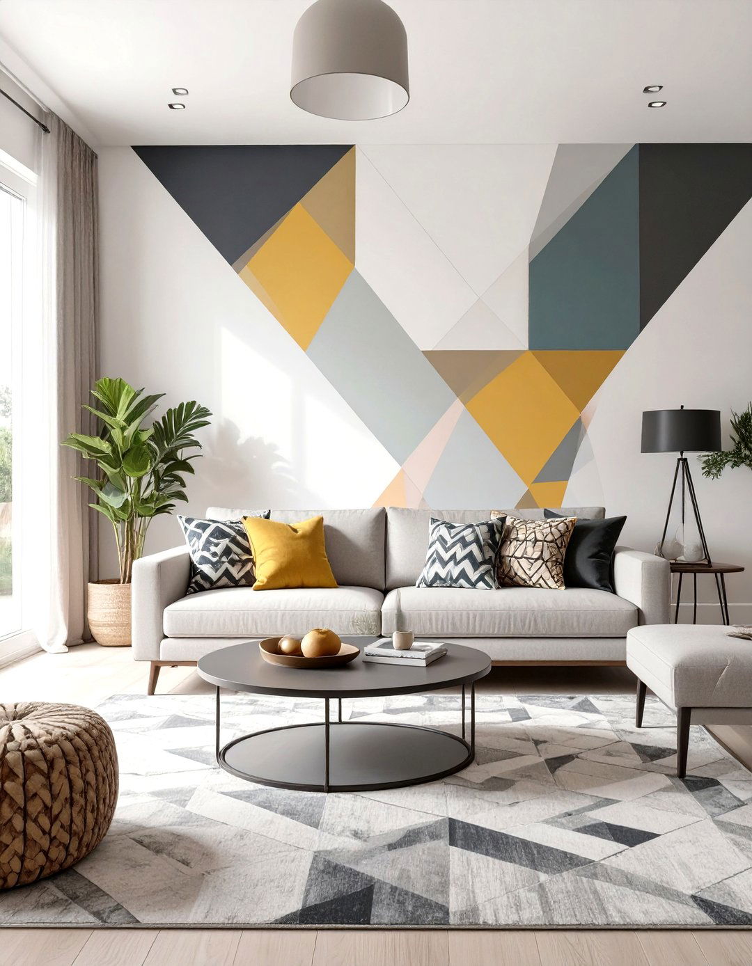 Geometric Modern Room Decor - 30 diy room decor ideas