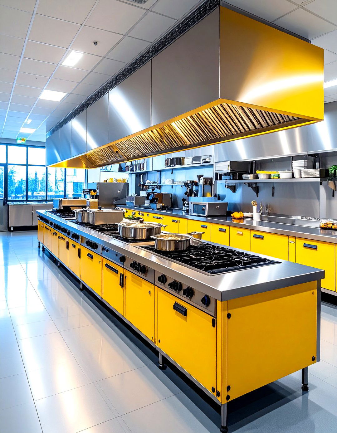 Ghost Kitchen Layout for Delivery Focus - 30 restaurant kitchen design ideas