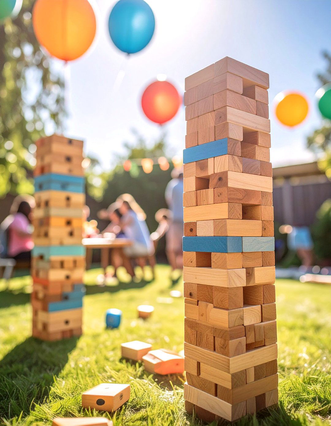Giant Lawn Games Carnival - 30 outdoor birthday party ideas