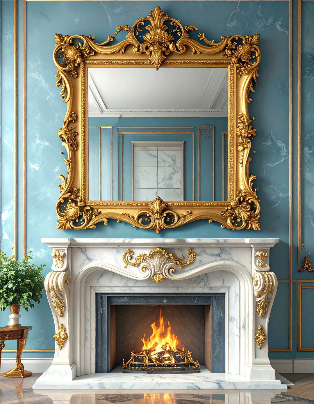 Gilded Mirrors - 30 traditional interior design ideas