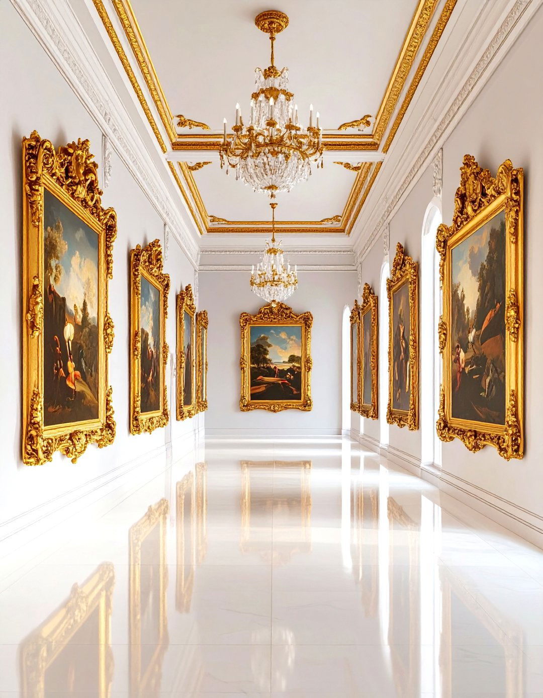 Gilded Rococo Picture Frames - 30 rococo interior design ideas