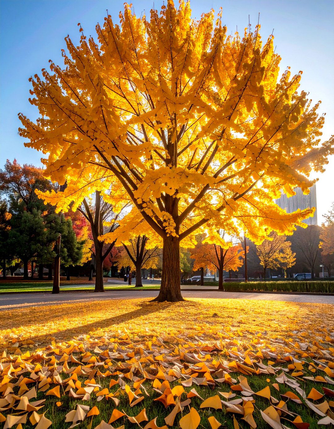 Ginkgo Tree Landscaping for Autumn Gold - 30 tree landscaping ideas