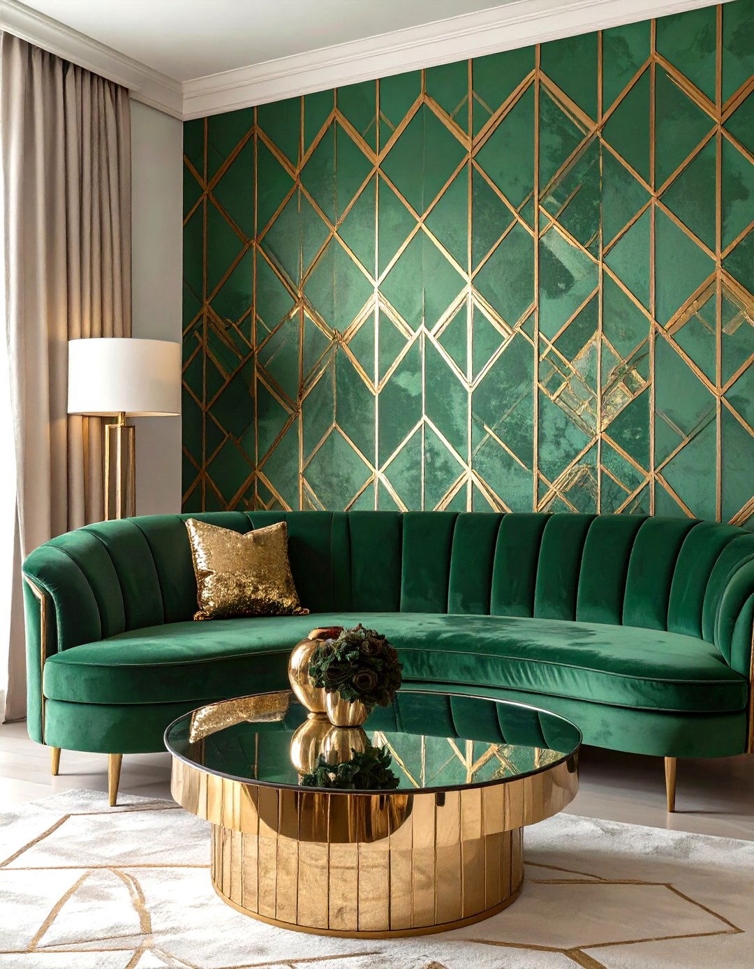 Glam Art Deco Small Living Room - 30 modern small modern living room design ideas