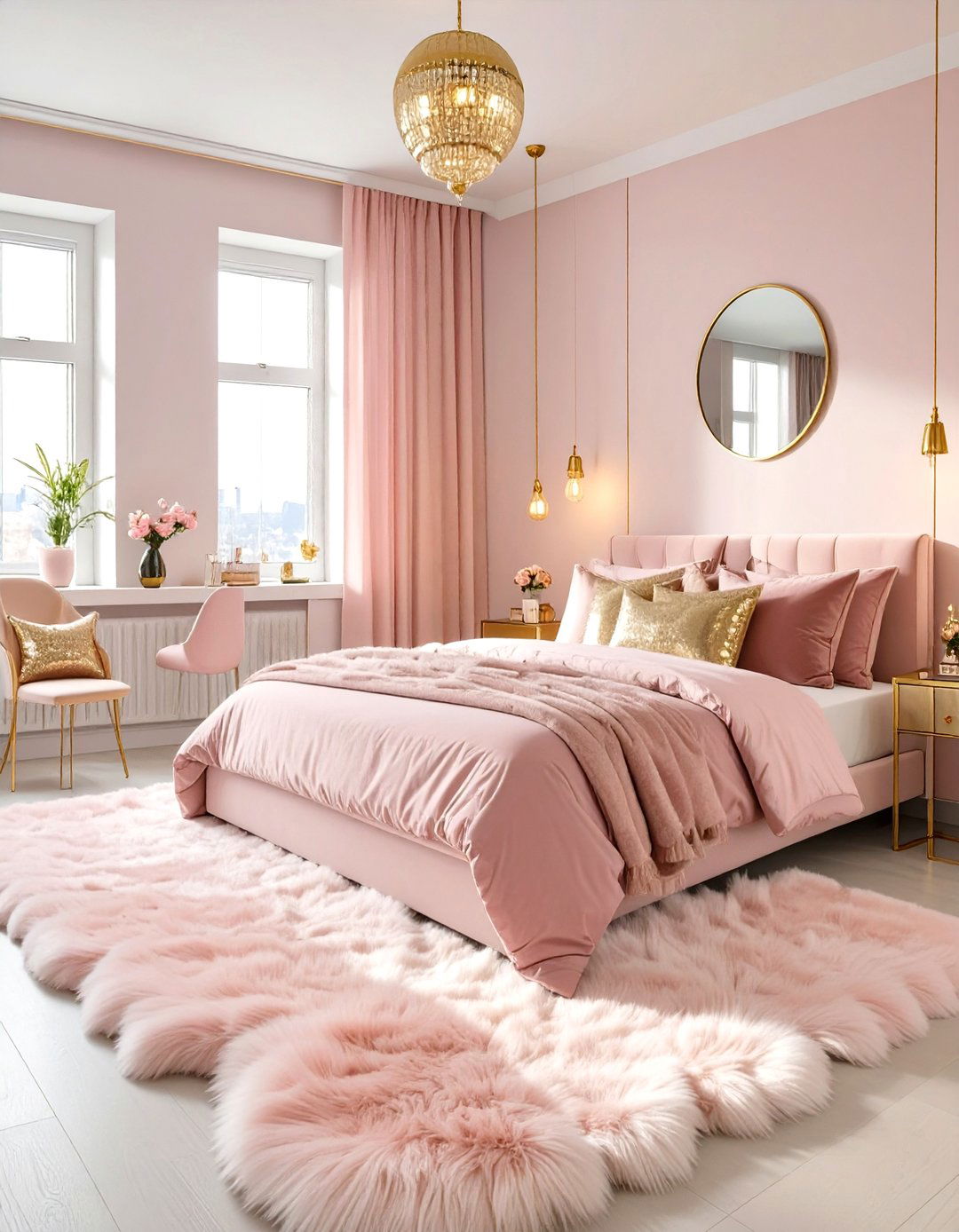 Glam Hollywood Dorm Room - 30 dorm room inspiration