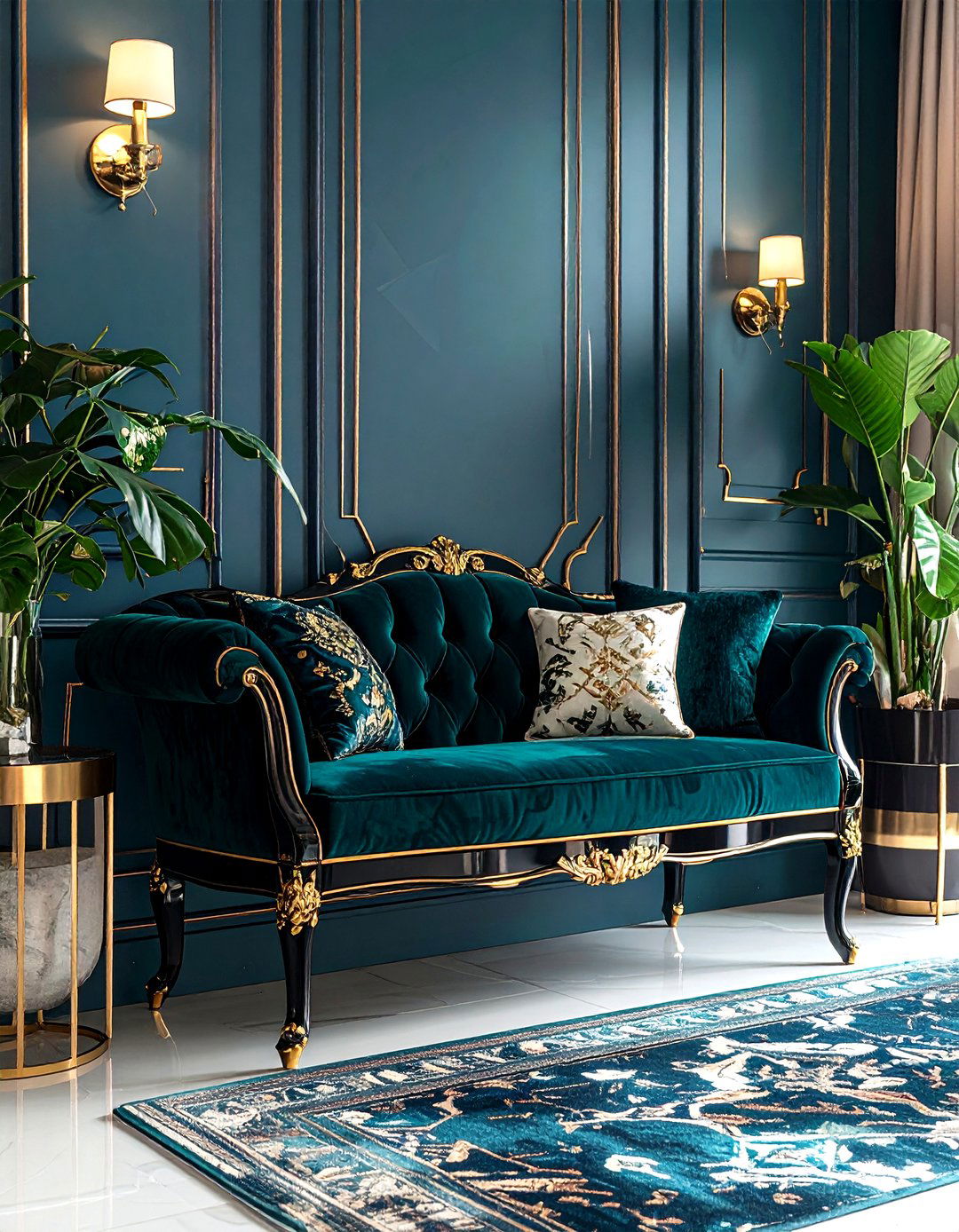 Glamorous Art Deco Entryway Bench - 30 entryway bench ideas