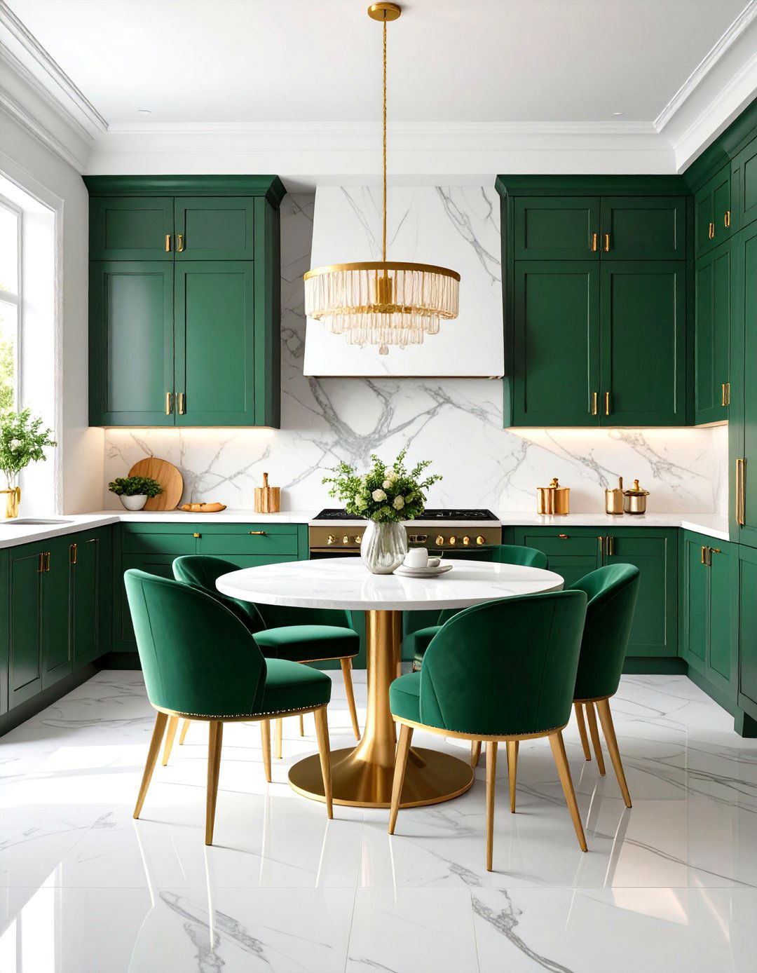 Glamorous Art Deco Kitchen Dining Room - 30 kitchen dining room ideas