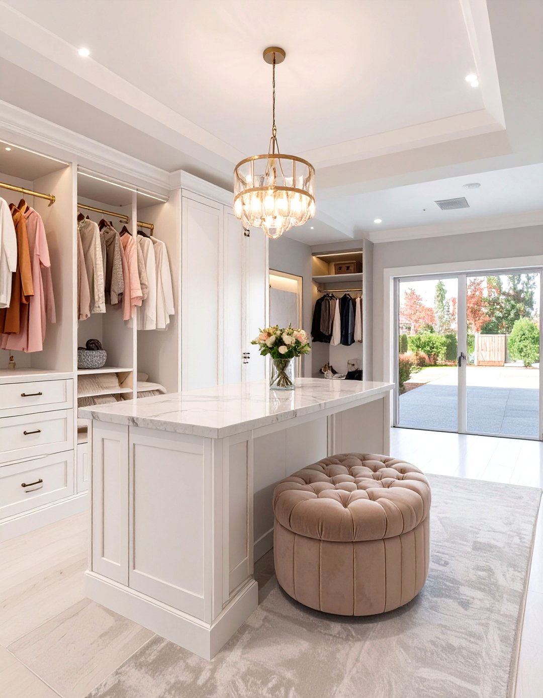 Glamorous Dressing Room Closet - 30 bonus room above garage ideas