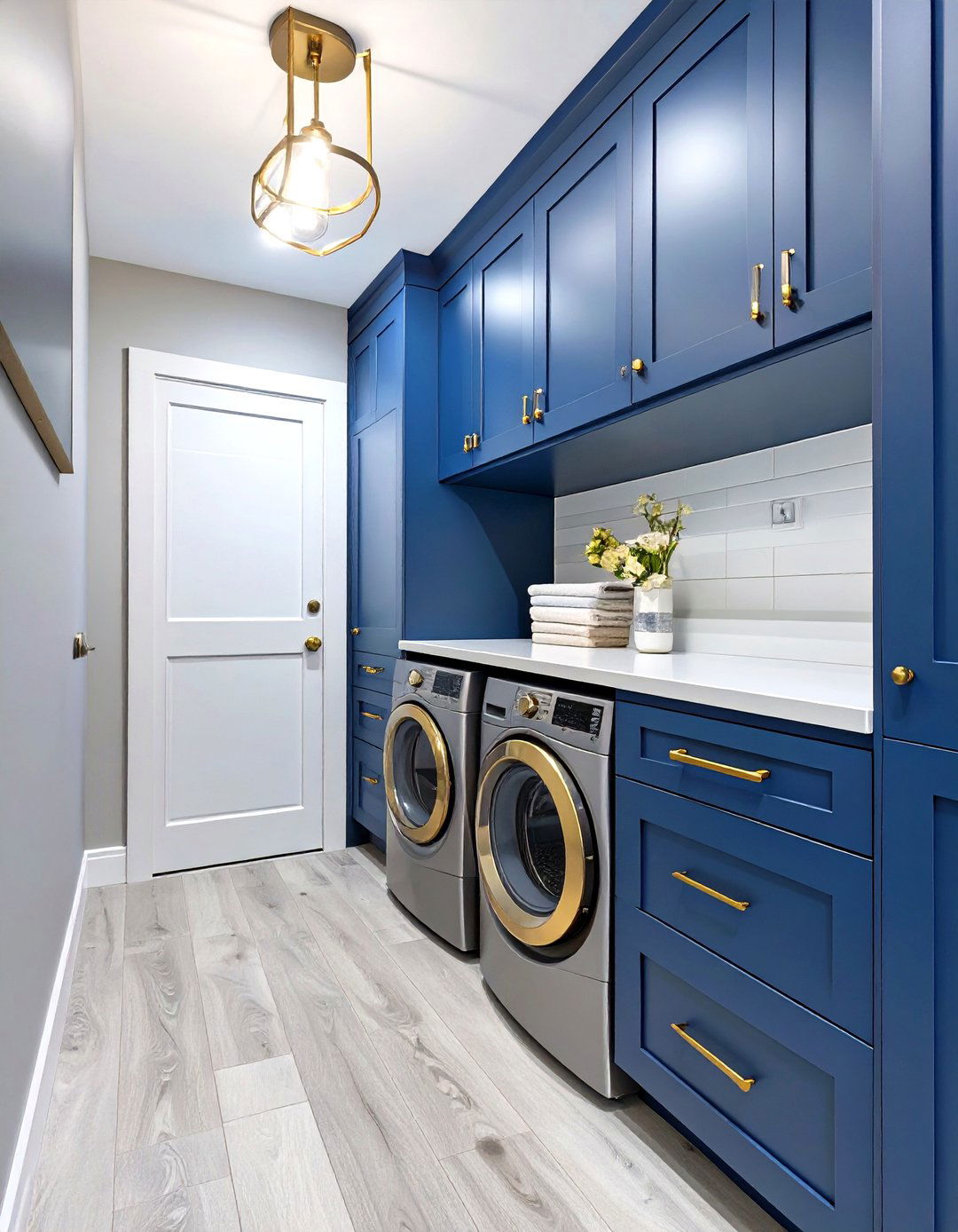 30 Hallway Laundry Closet Ideas for Small Space Homes - We Love Home Blog
