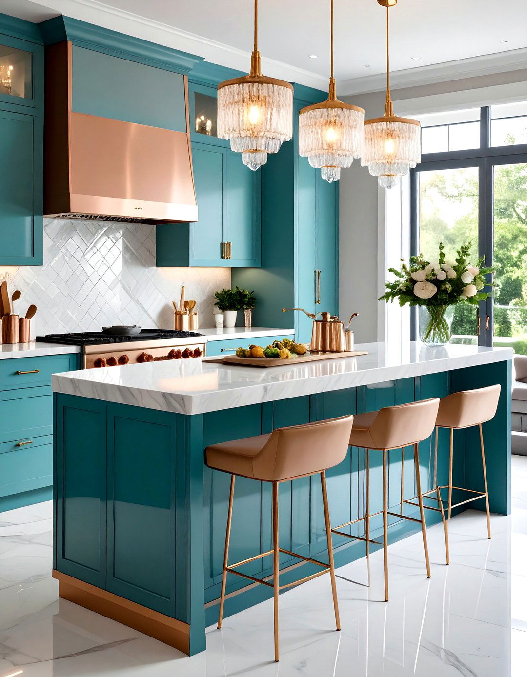 Glamorous Mirrored Coffee Bar - 30 kitchen coffee bar ideas