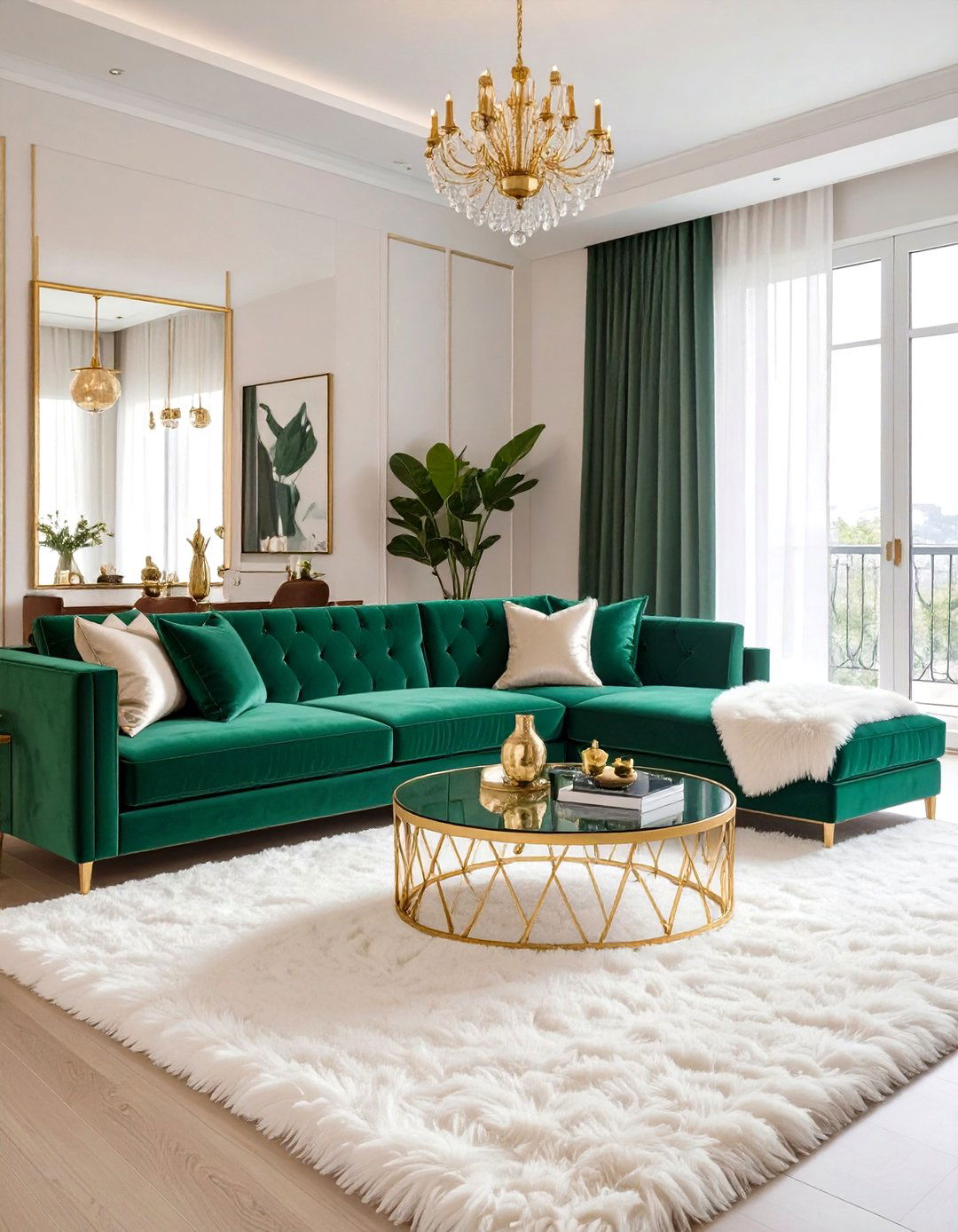 Glamorous and Luxurious Textures - 30 how to design a living room with large furniture ideas