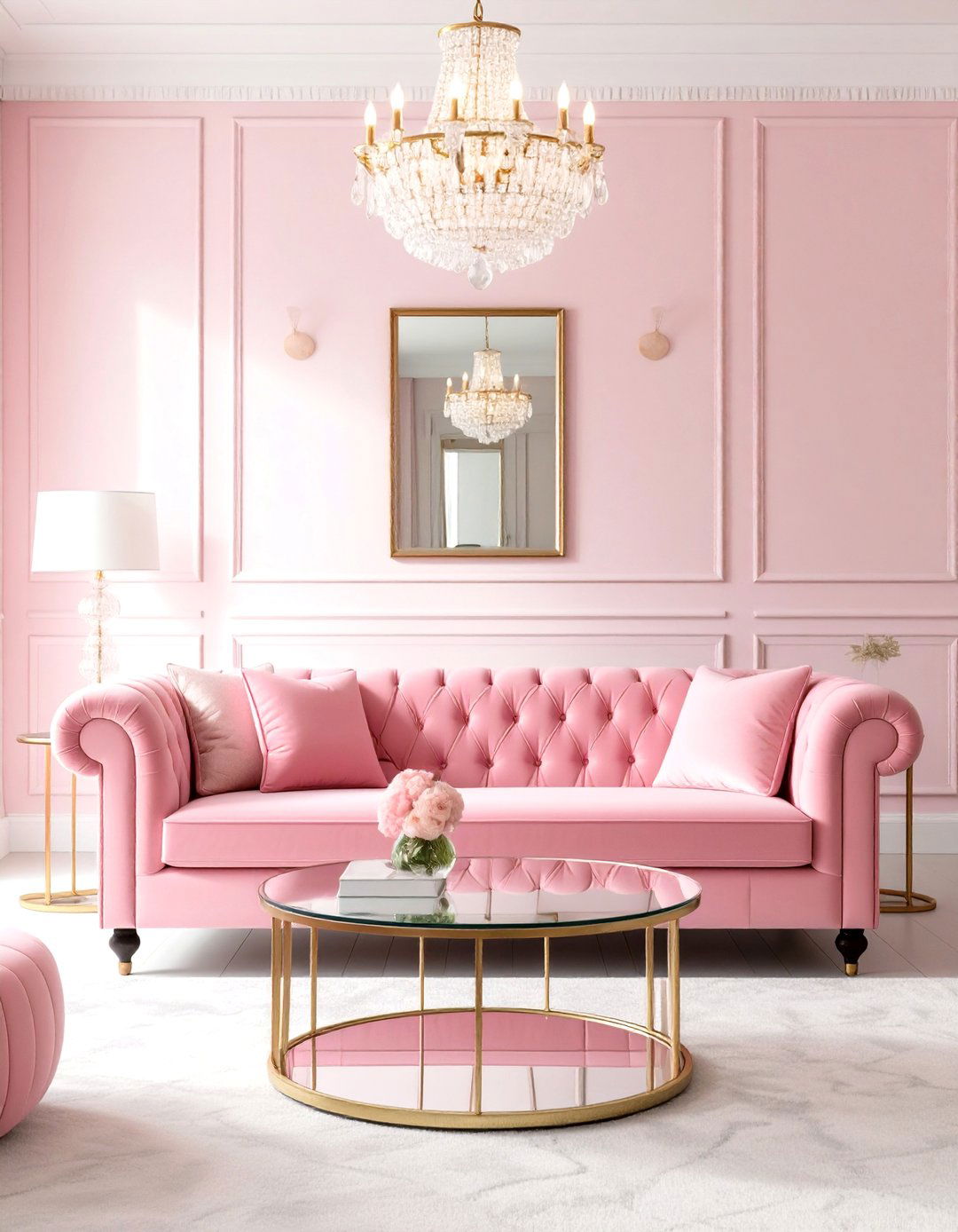 Glamour Doll Living Room - 30 cute living room ideas