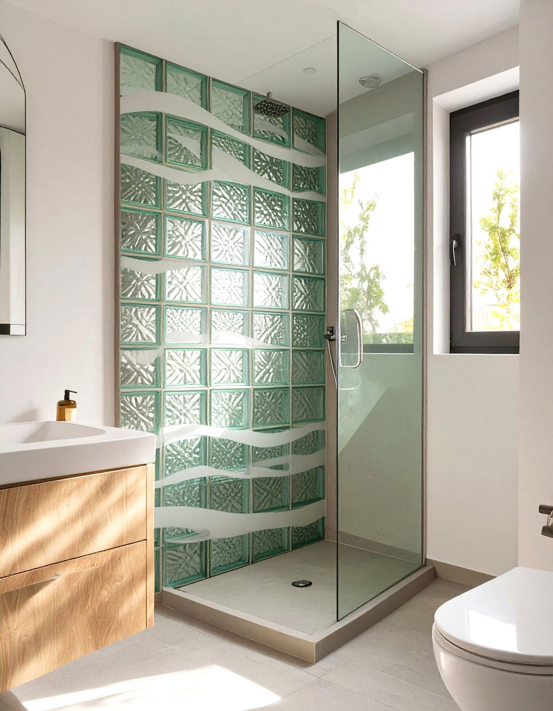 Glass Block Small Bathroom Window - 30 small bathroom window ideas