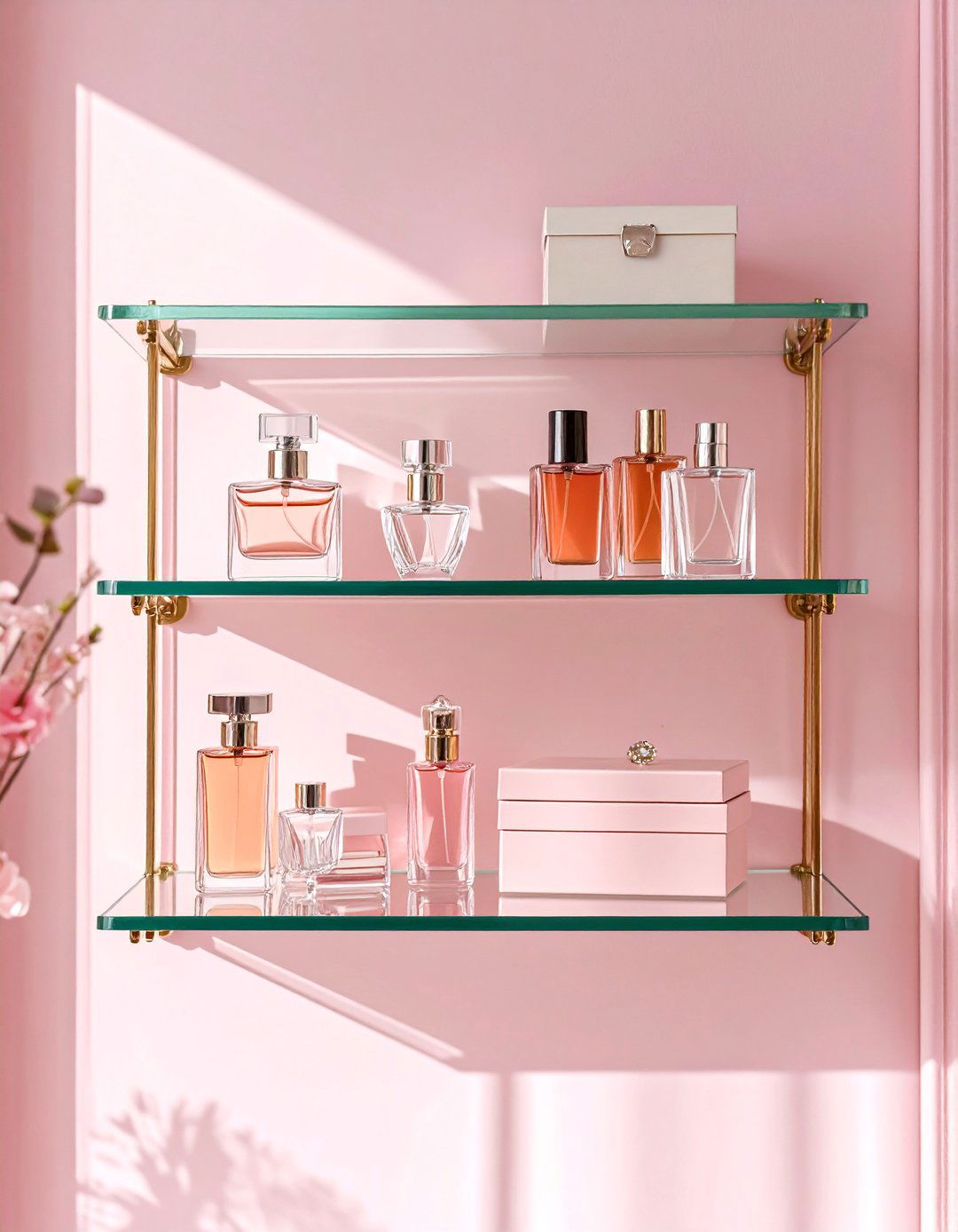 Glass Closet Shelving for Accessories - 30 small closet shelving ideas