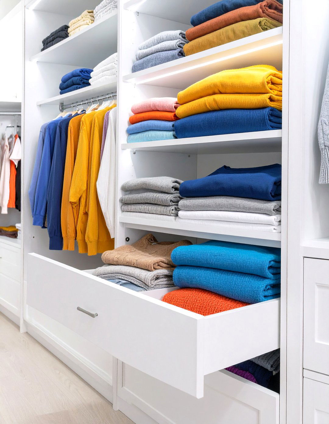 Glass Front Closet Drawers - 30 small bedroom closet ideas