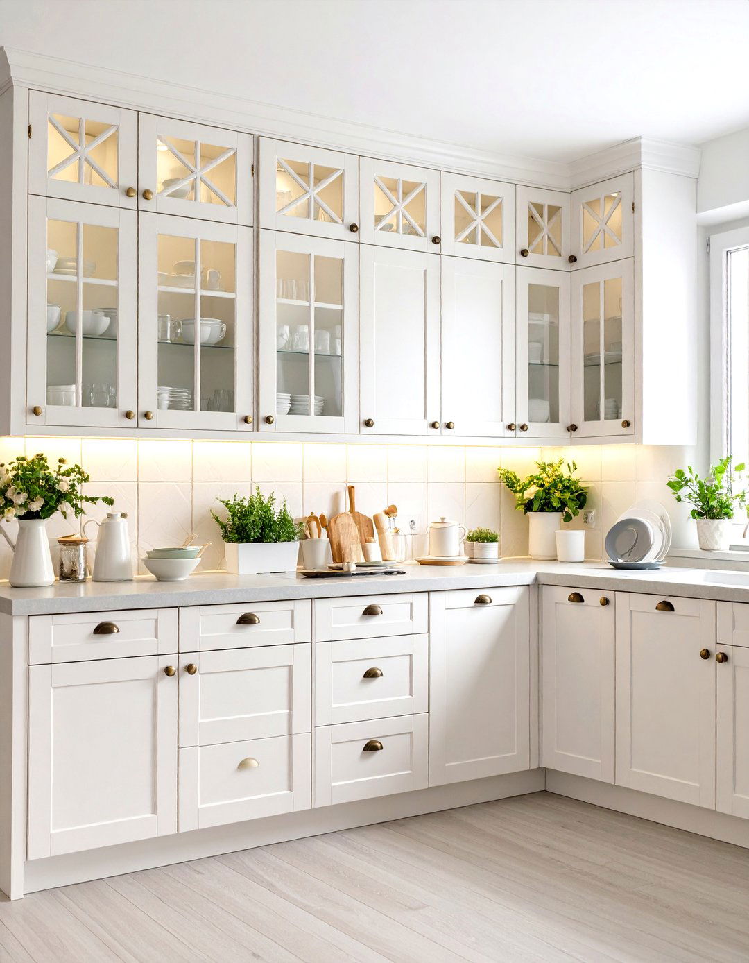 Glass Front Kitchen Cupboards - 30 kitchen cupboards ideas