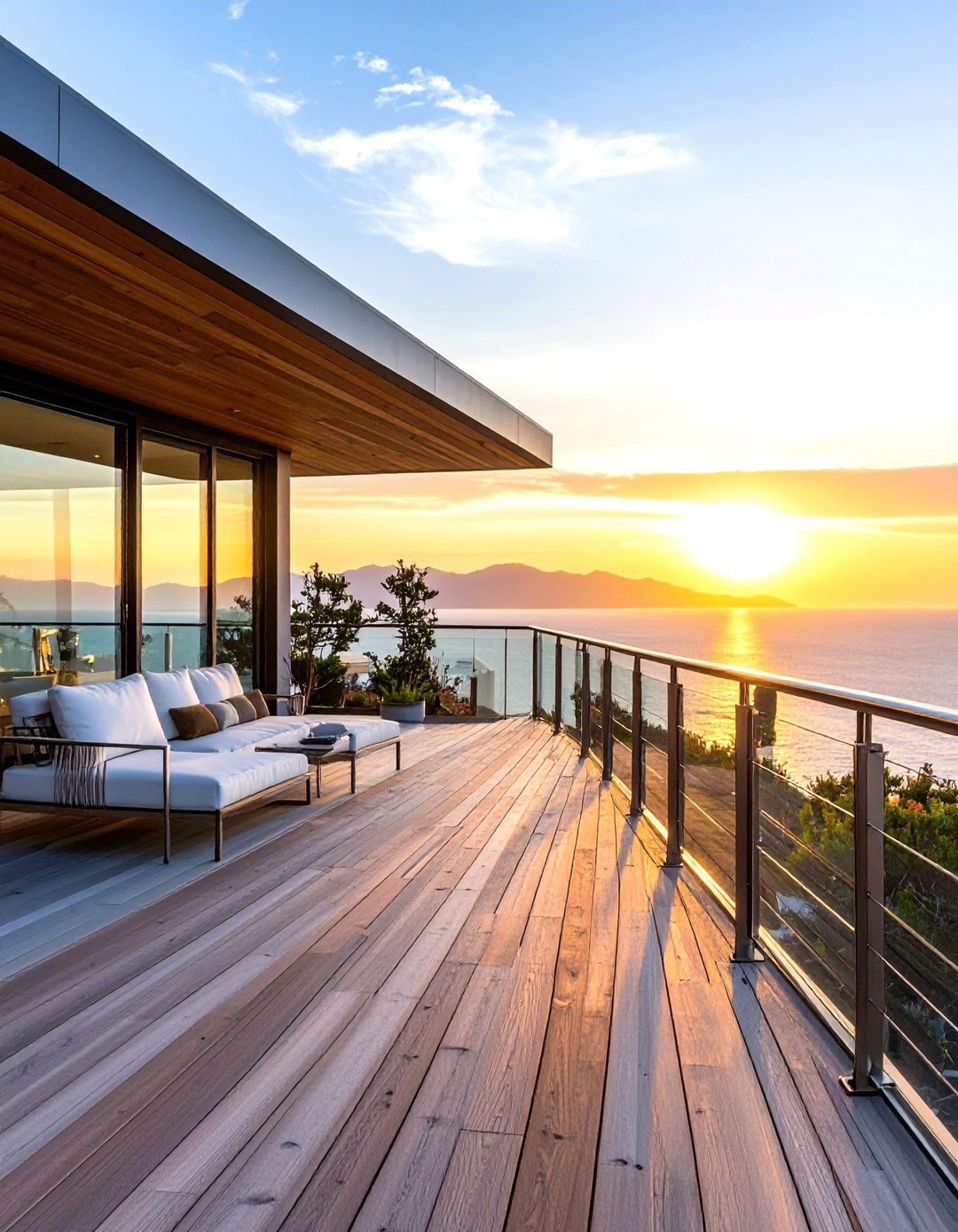 Glass Panel Deck Railing - 30 deck railing designs