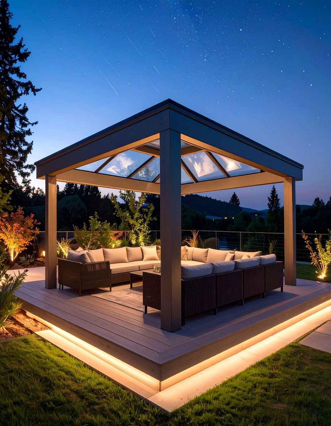 Glass Roof Deck Gazebo - 30 deck gazebo ideas