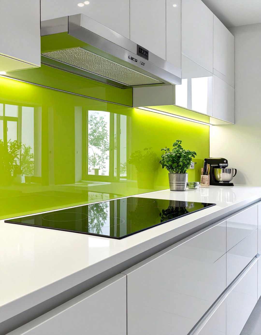 Glass Sheet Backsplash - 30 backsplash behind stove ideas