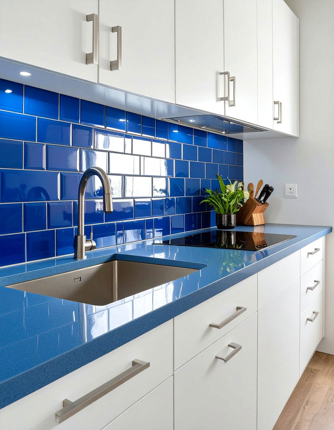 Glass Subway Kitchen Tiles - 30 modern kitchen tiles design ideas