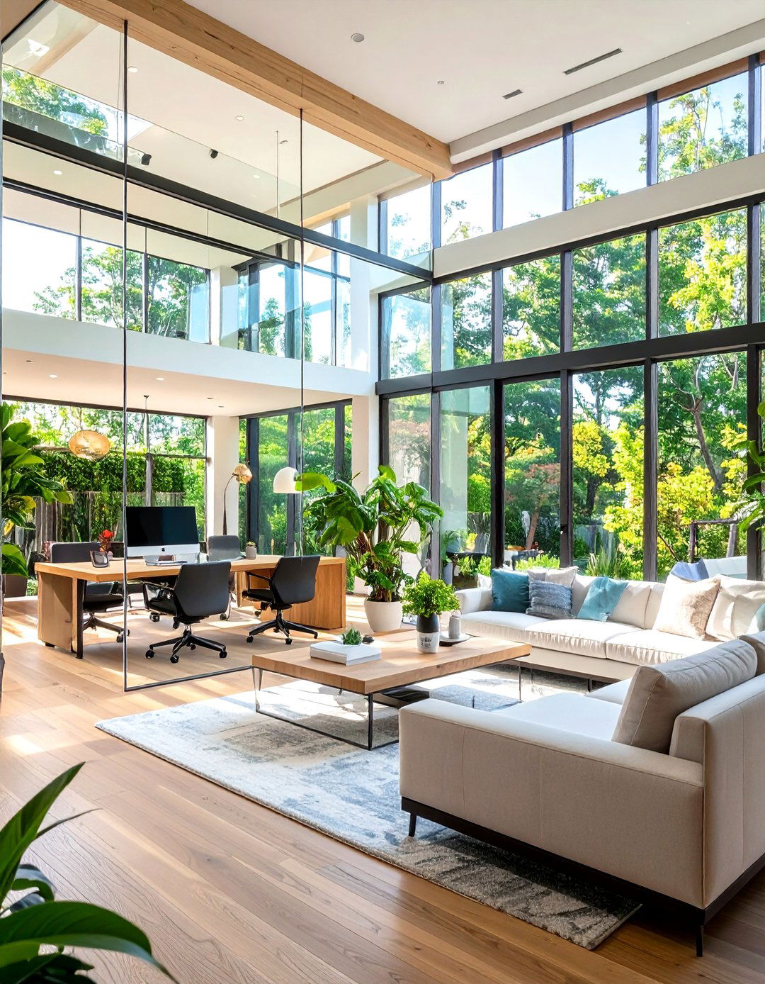 Glass and Transparent Dividers - 30 2025 home decor trends