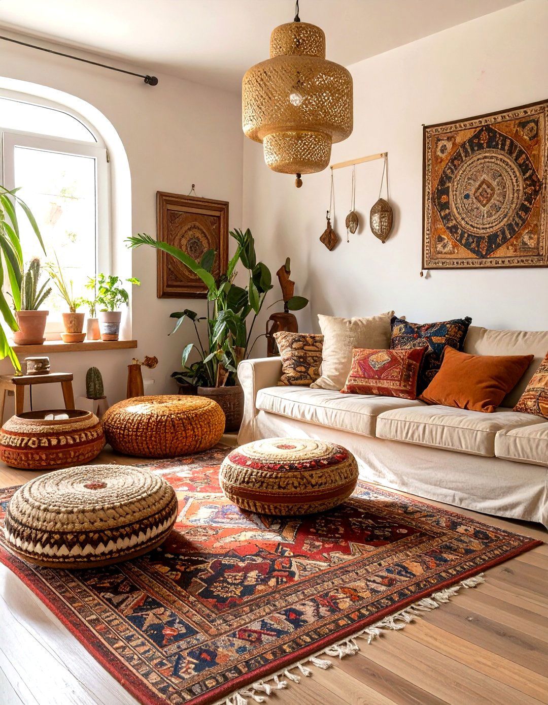 Global Eclectic Small Living Room - 30 modern small modern living room design ideas