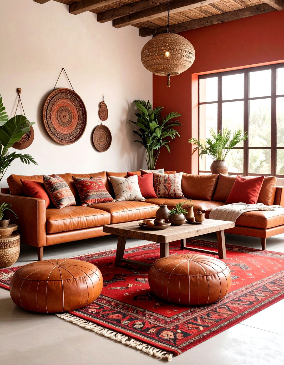 Global Nomad Eclectic Living Room - 30 interior design color palette generator ideas