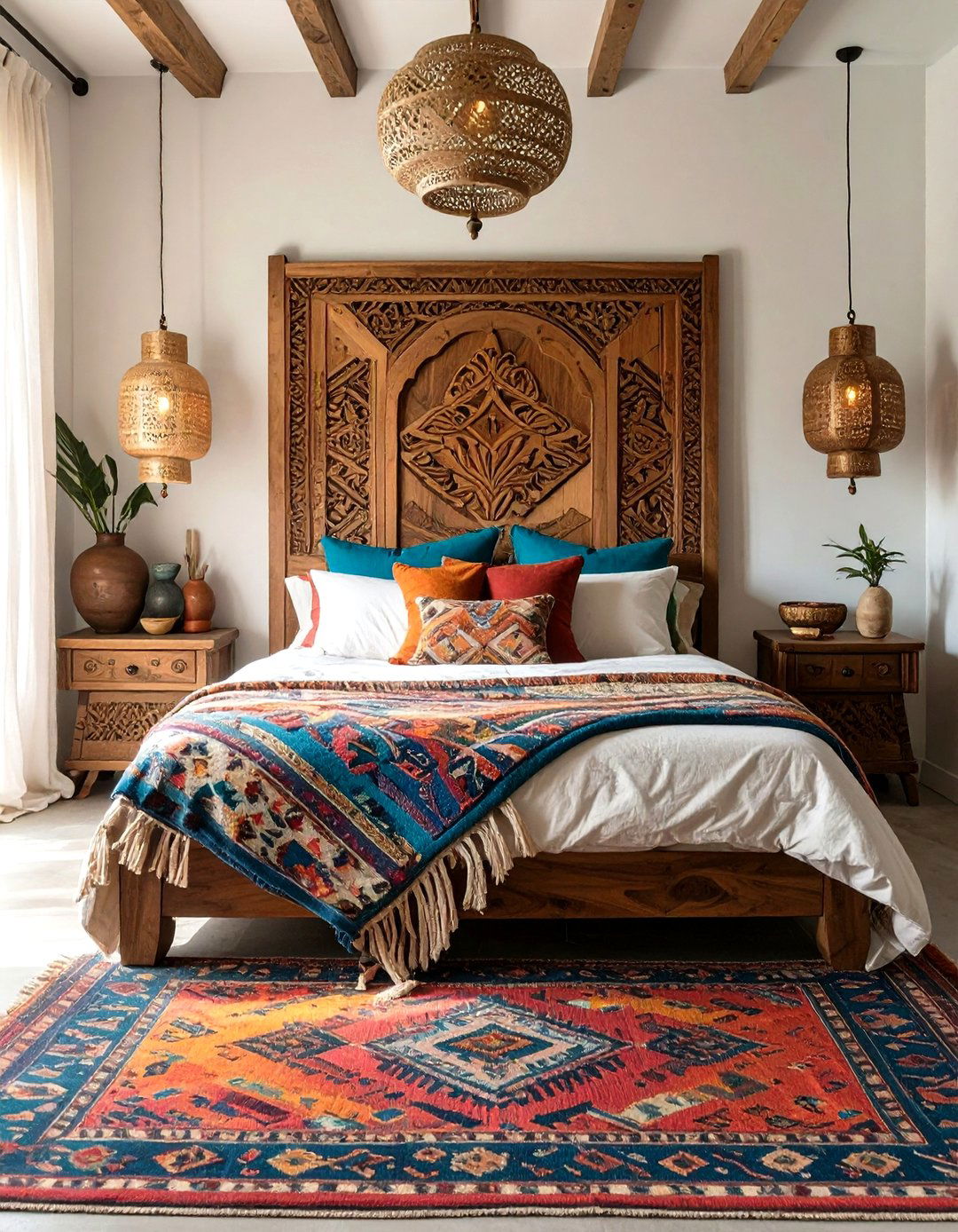 Global Nomad Inspired Bedroom - 30 home design furniture ideas