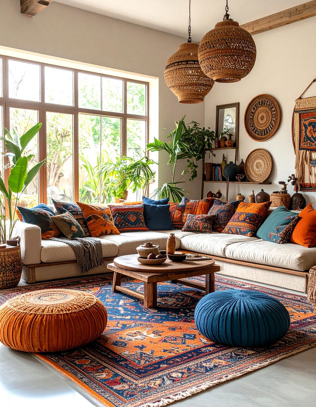 Global Nomad Living Room - 30 design living room ideas