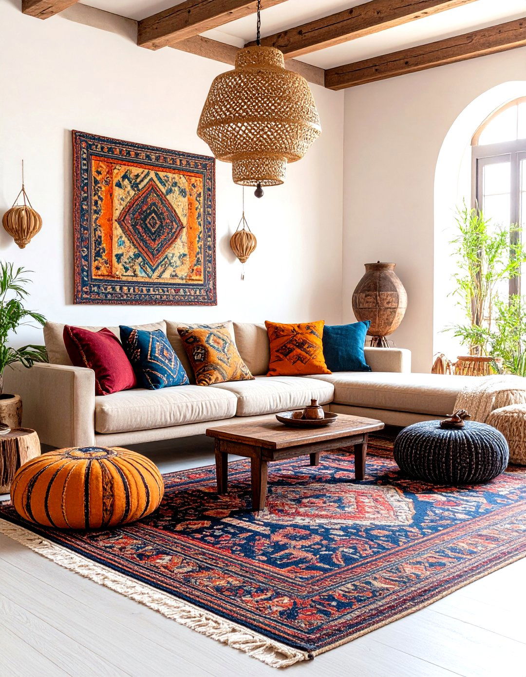 Global Nomad Living Room - 30 home decor ideas for living room