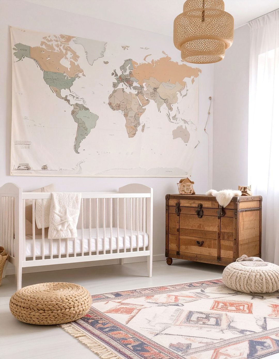 Global Traveler Bedroom - 30 baby girl bedroom ideas