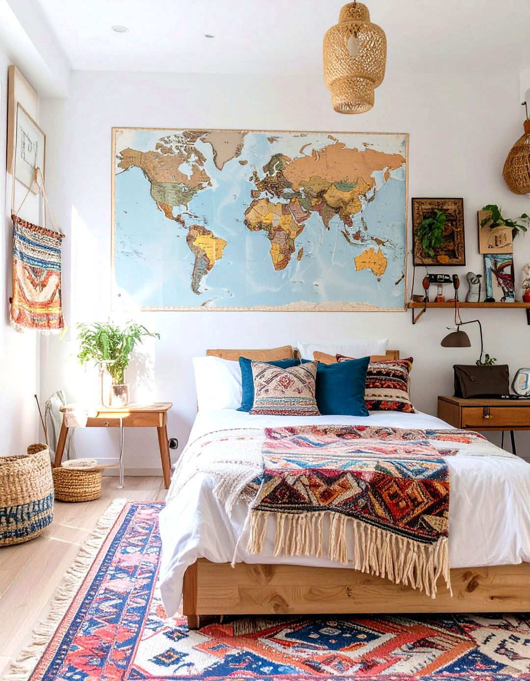 Global Traveler Dorm Room - 30 college dorm ideas