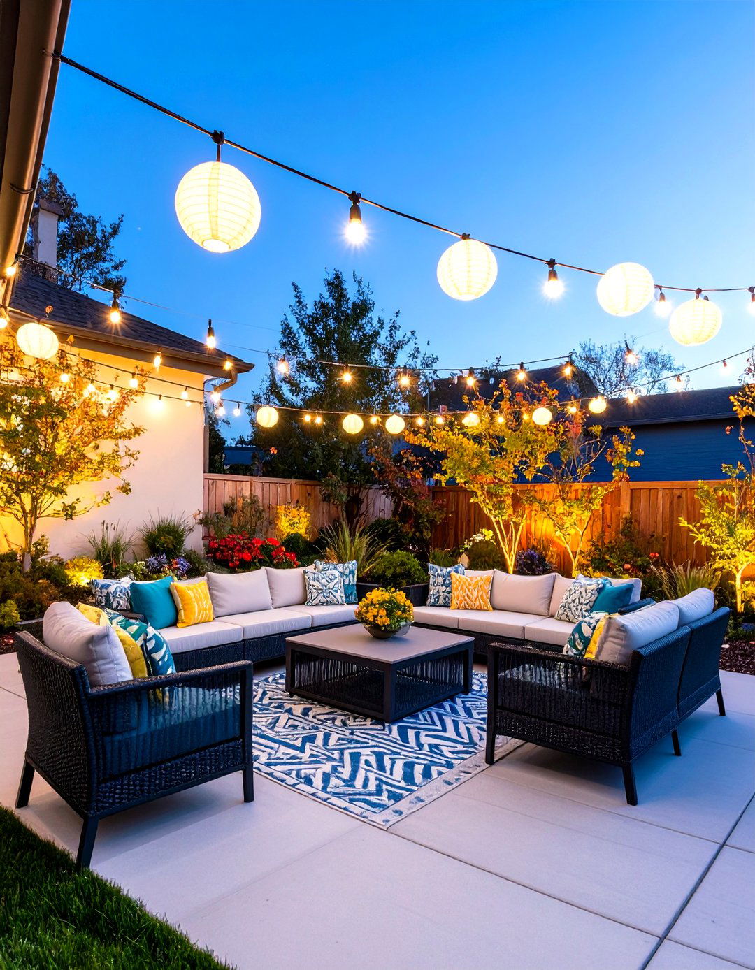 Globe Style Patio String Lights - 30 patio string light ideas