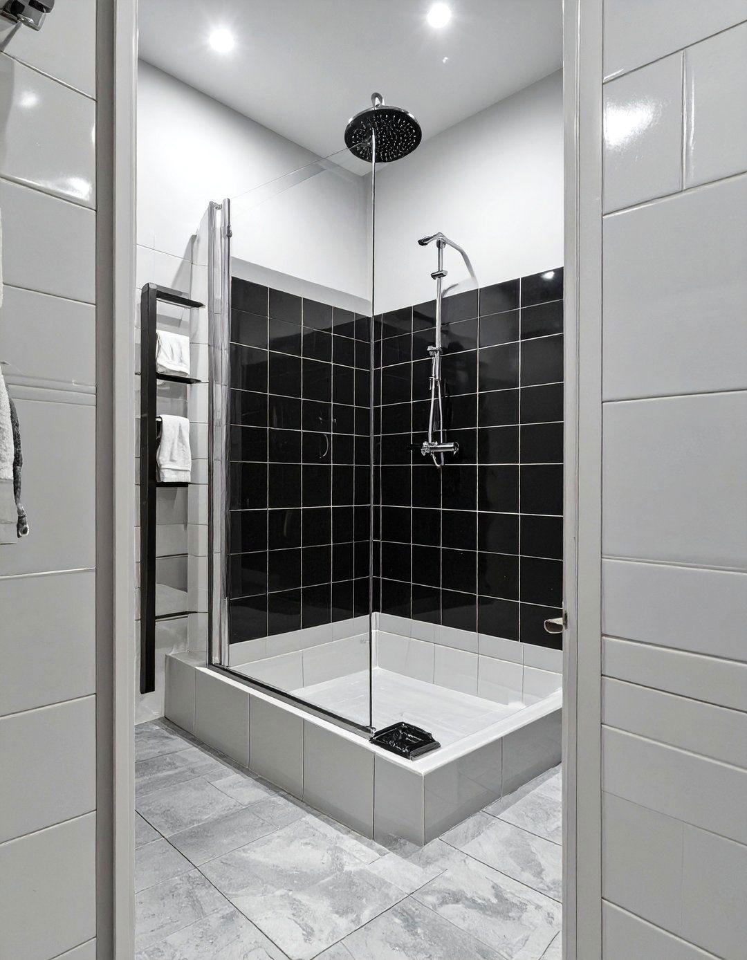 30 Black Shower Tile Ideas for a Bold Modern Bathroom - We Love Home Blog