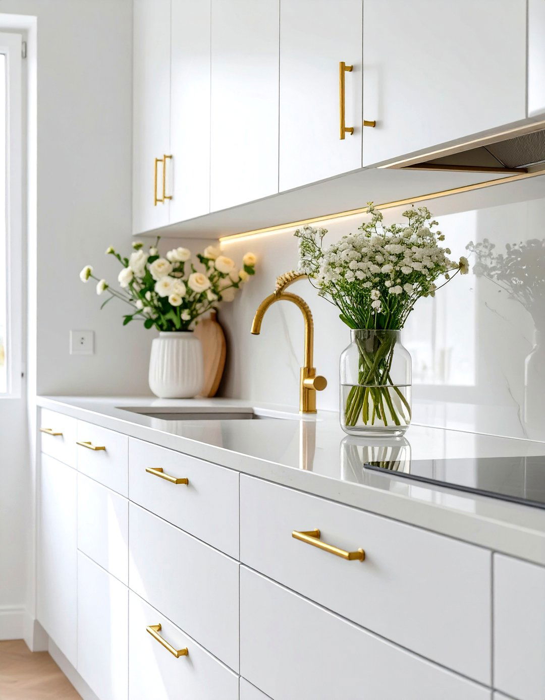 30 White Kitchen Cabinet Hardware Ideas to Try Now