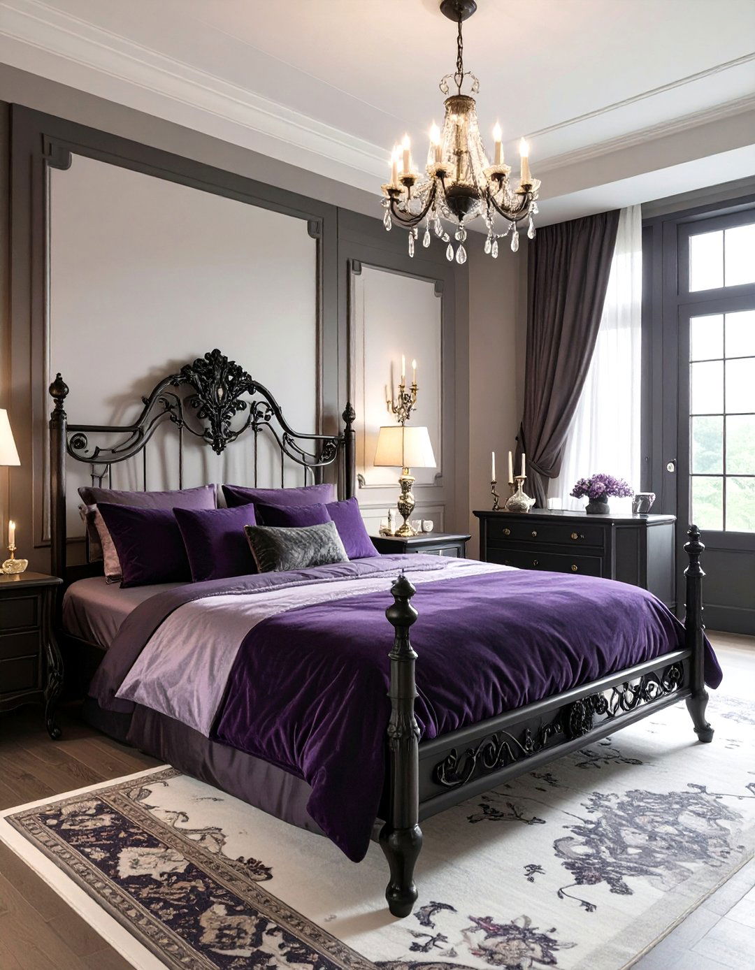 Goth Manor Bedroom - 30 bloxburg bedroom ideas